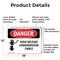 Signmission High Voltage Underground Cable Danger Sign, Aluminum, 18in W x 12in L, 2PK OS-2PACK-DS-A-1218-L-1335 - alternate 7